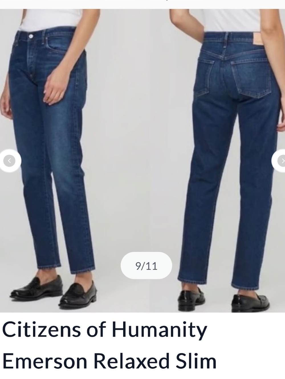 Citizens Of Humanity Emerson Relaxed Jeans - Joylift Dark Blue